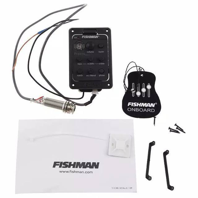 Equalizer Fishman Presys Blend Preamp Gitar Pickup