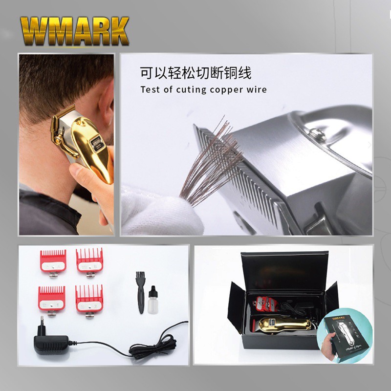 WMARK NG-2019 - Professional Electric Rechargeable Hair Clipper