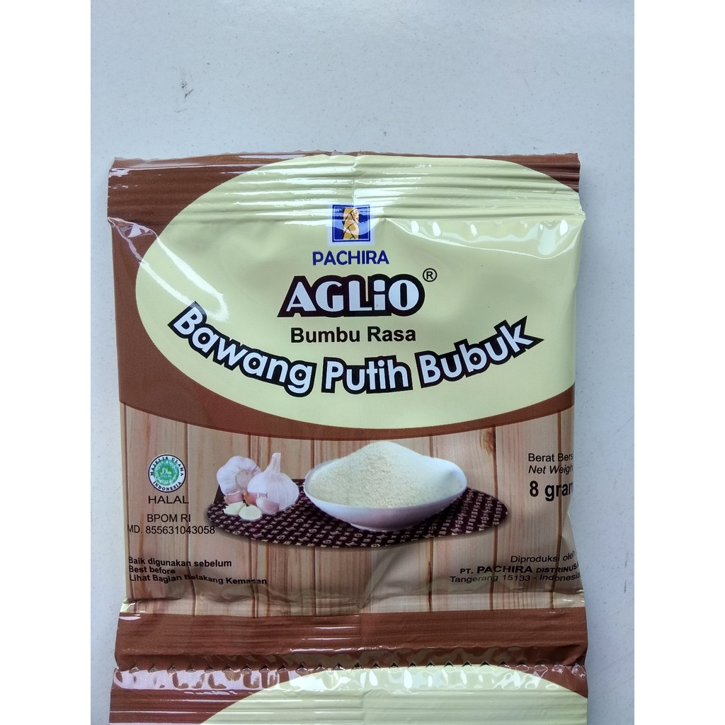 

AGLIO Bubuk Bawang Putih / Garlic Powder / Bawang Putih Instan Siap Pakai Sache 8 Gram