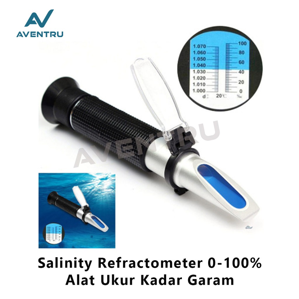 Salinity Refractometer 0-100% / Alat Ukur Kadar Garam