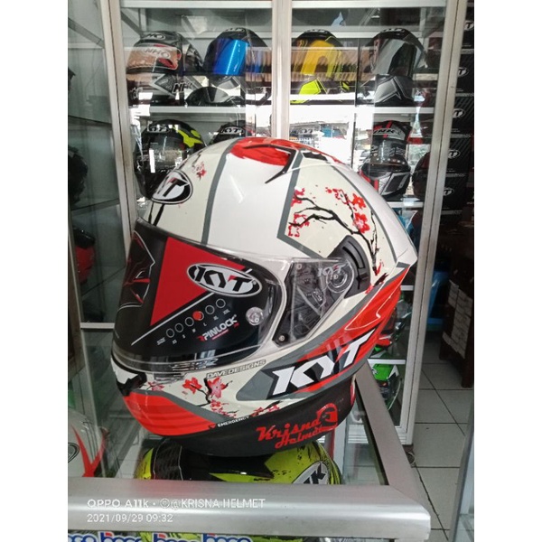 Helm Full Face KYT NFR XAVI SAKURA REPLICA