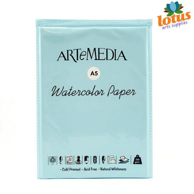 

Wow Artemedia Watercolour Paper 200Gsm A5 Sale!!!