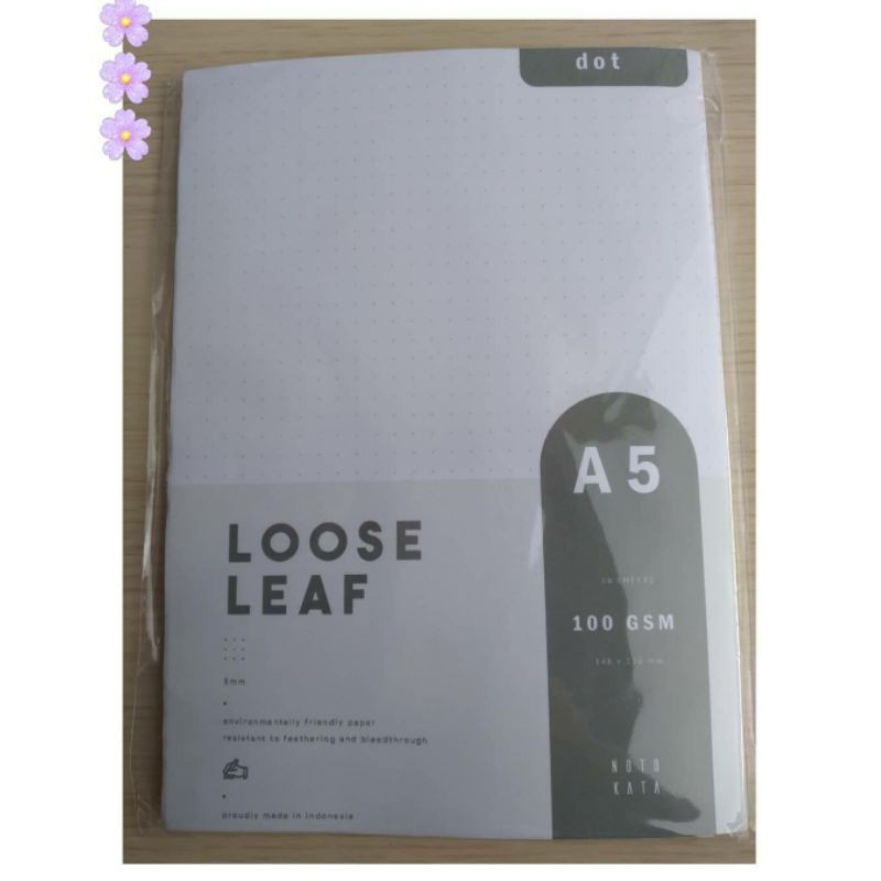 

Loose Leaf A5 100 G S M 50 lembar