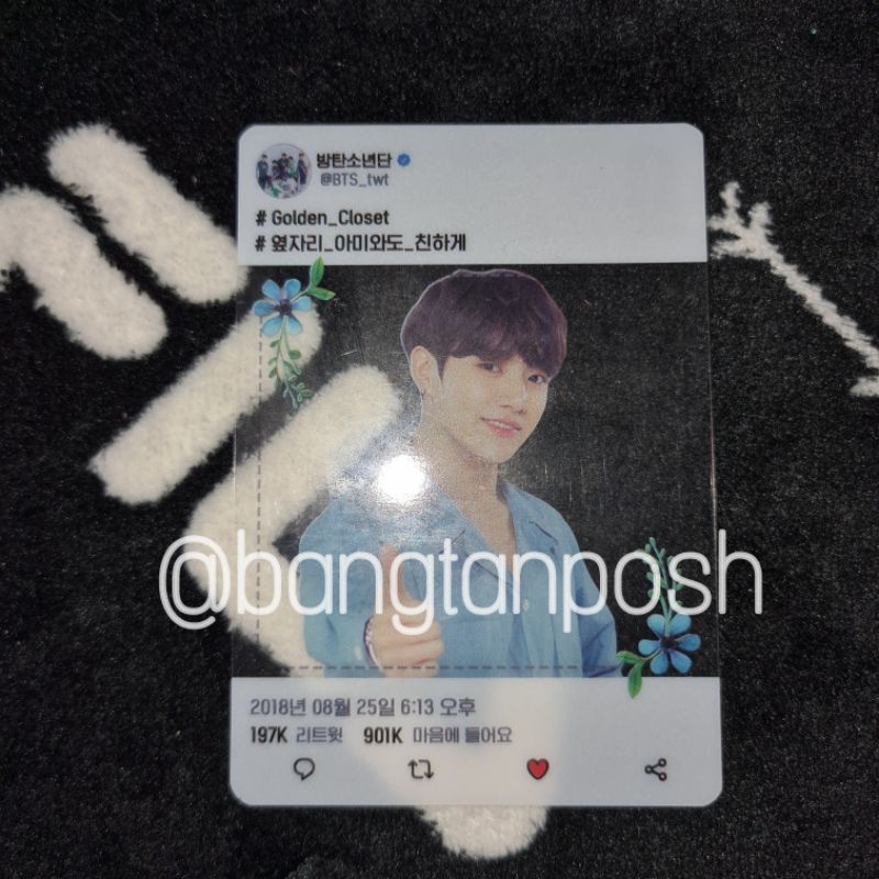[READY STOCK] BTS LY Army Booth Clear Photocard