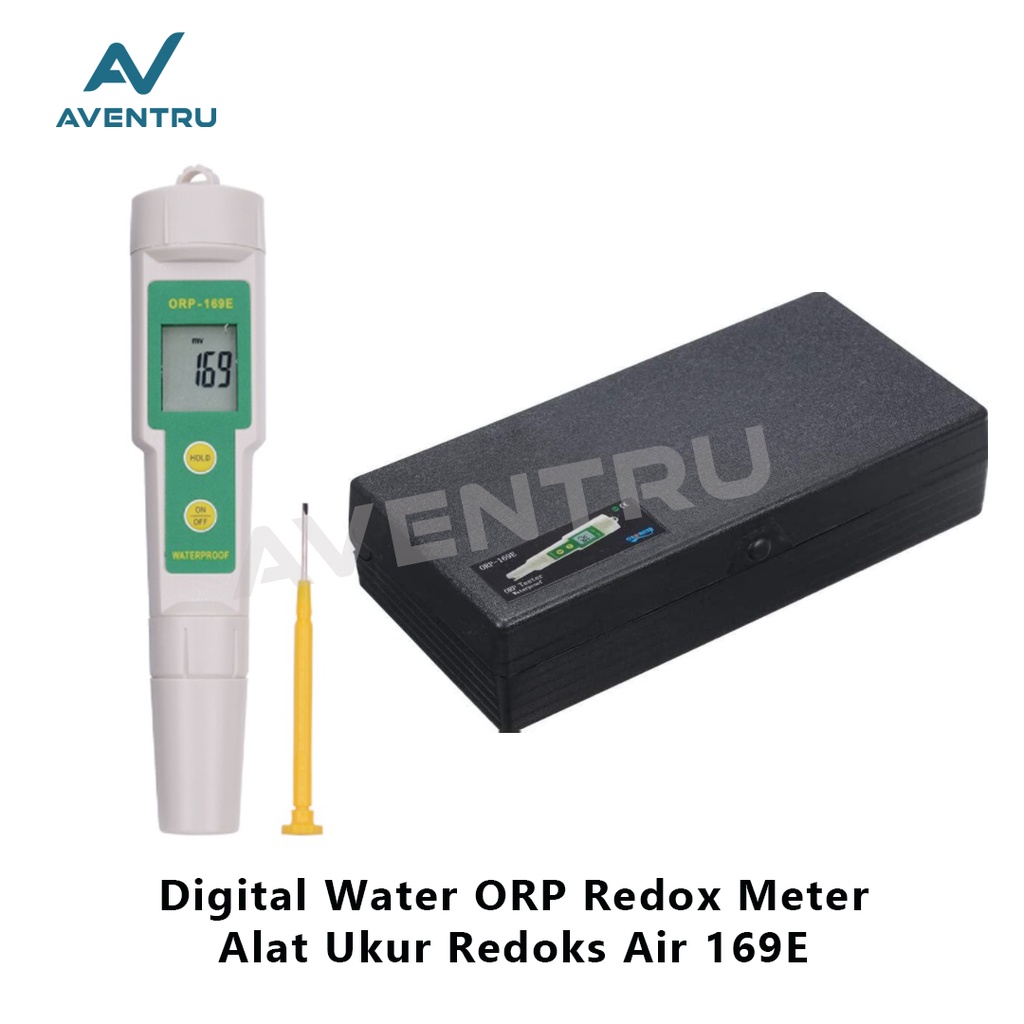 Digital Water ORP Redox Meter Tester Pen Alat Ukur Redoks Air 169E