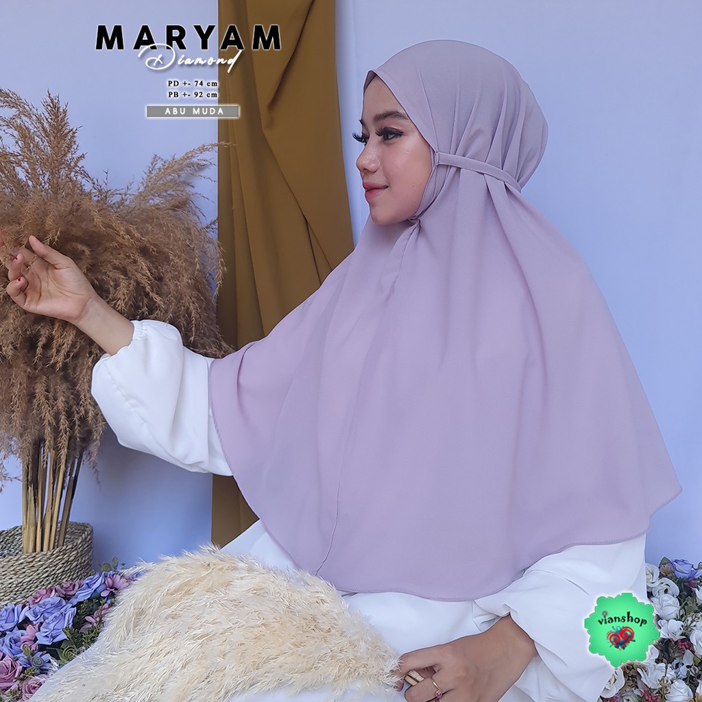 jilbab maryam PART 1 bergo tali non ped,bergo naswa , jilbab 1 layer , jilbab instan,jilbab cantik-maryam ABUMUDA