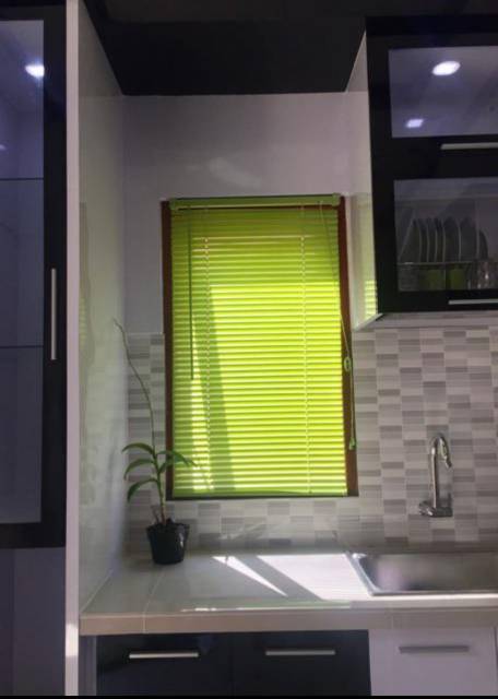 tirai gulung horizontal blind pvc black out