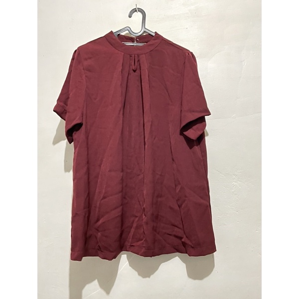 NEW BAJU WANITA ATASAN WANITA WARNA MAROON