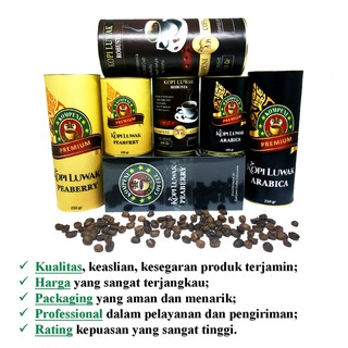 Kopi Luwak Liar Peaberry Kopi Lanang Kopi Jantan cf138 | Shopee Indonesia