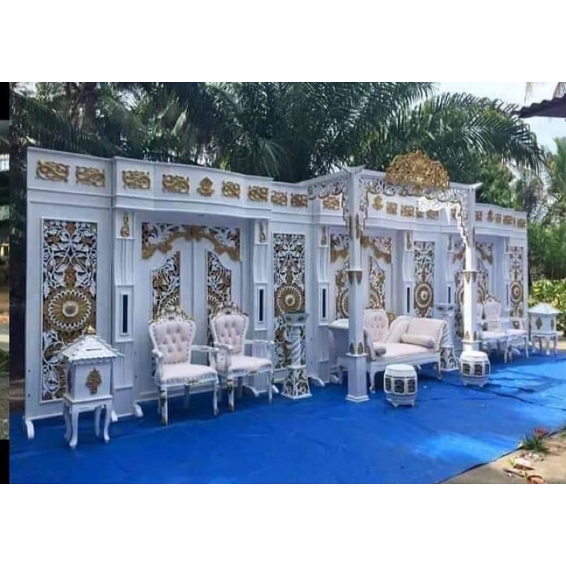 dekorasi gebyok jawa