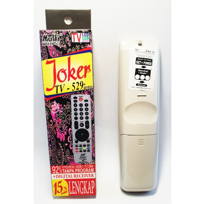 Remote Tv Universal JOKER TV-529