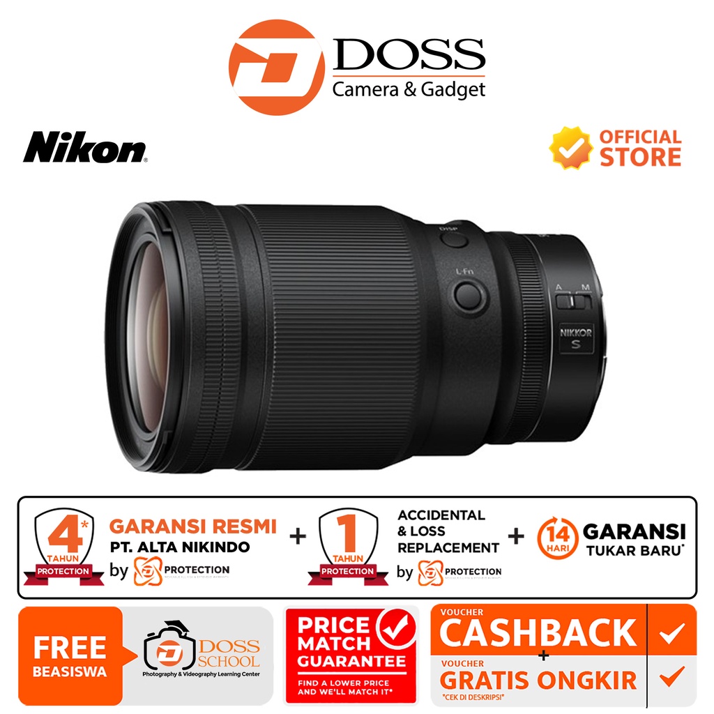 Nikon NIKKOR Z 50mm f/1.2 S Lens