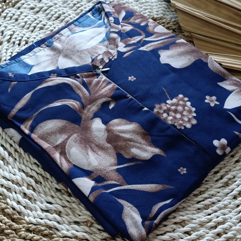 GAMIS KATUN JUMBO JEPANG MOTIF SUNRISE RASTI ETNIK RETRO POLKADOT VINTAGE MAYUNG BUSUI GAMIS SUNRISE-M-11