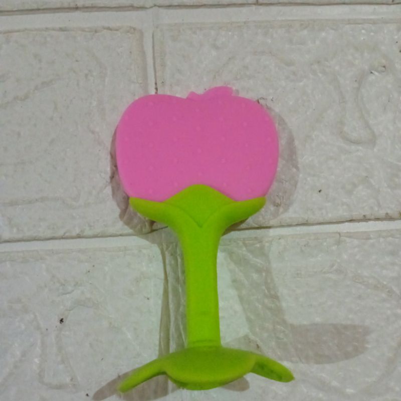 LYSASHOP - GIGITAN BAYI MAINAN TEETHER BENTUK JERAPAH BUAH - BUAHAN dan SIKAT GIGI PISANG-Apel
