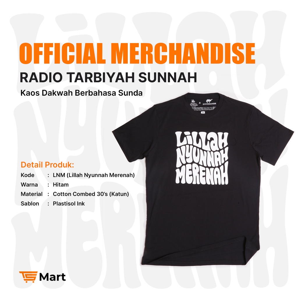 Baju Kaos Pria Distro Bahasa Sunda Dhikr Sabr