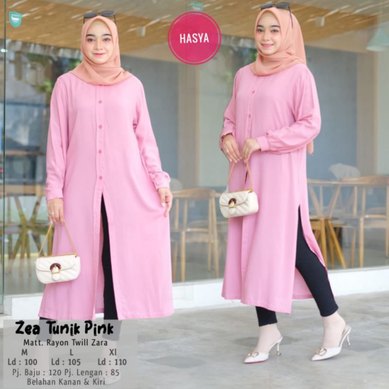 (COD) JUAL TUNIK MATT RAYON TWILL ZARA