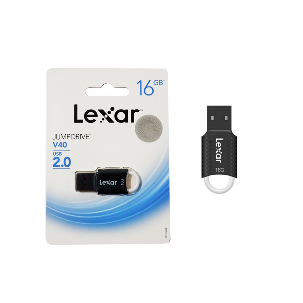 ORIGINAL LEXAR FLASHDISK 16GB JumpDrive V40 USB Flash Drive