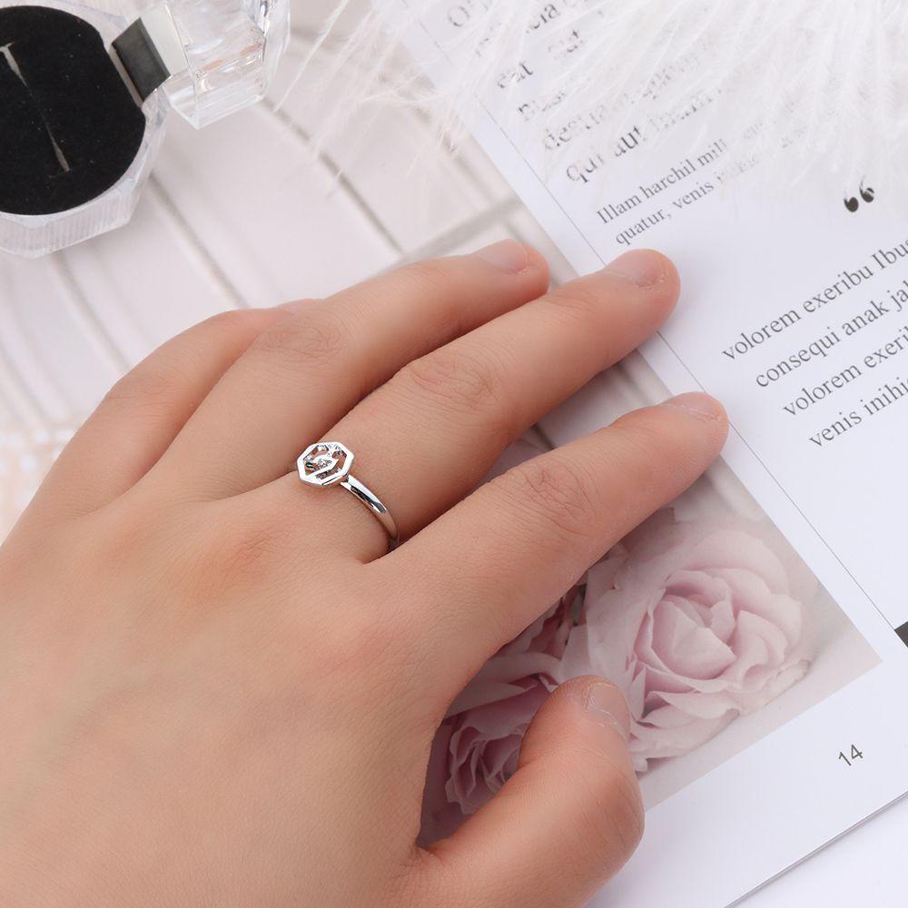 Cincin Jari Adjustable Desain Bunga BTS Untuk Wanita