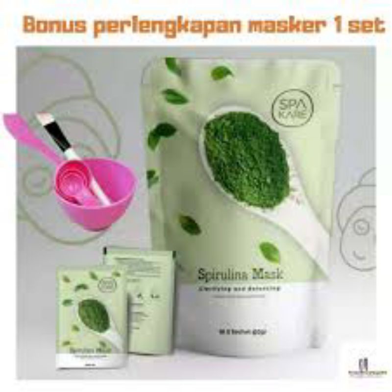 Spakare Spirulina Mask - New Product - Masker Spirulina Terbaru Tiens - Premium Quality