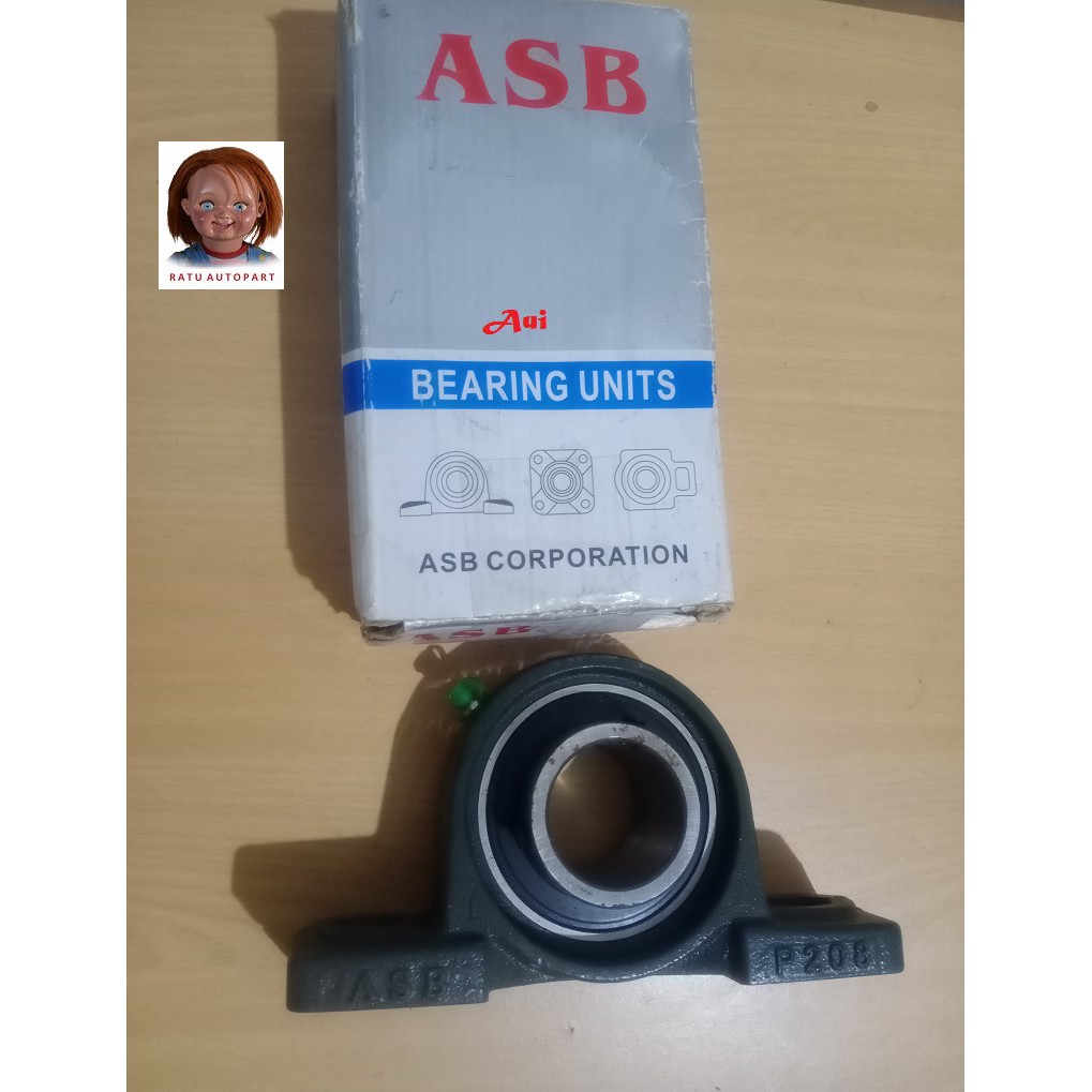 Pillow block laher BEARING duduk UCP 208 as 40 mm merek ASB