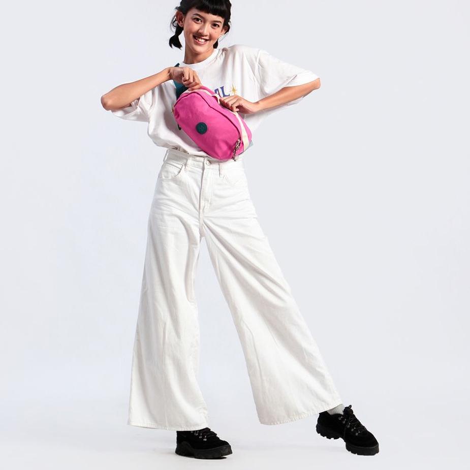 Paling Diminati.. Tas Pinggang Exsport Go Around Waist Bag - Pink