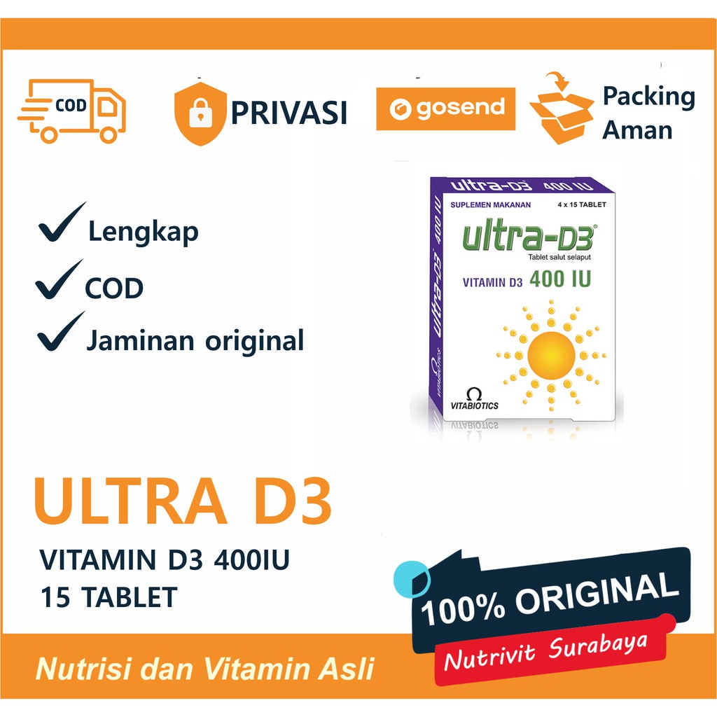 Vitabiotics Ultra Vitamin D3 400IU