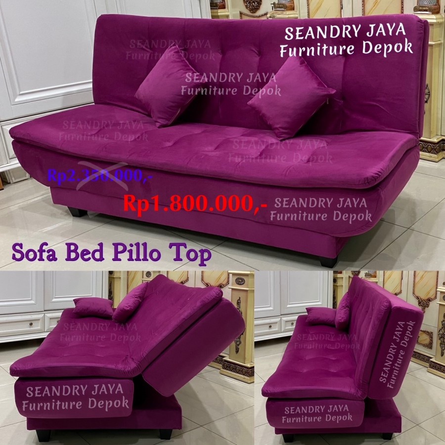 SOFA BED MINIMALIS/SANTAI/PROMO MURAH/HALUS/KEKINIAN/MODERN/PROMO MURAH/SEANDRY JAYA FURNITURE DEPOK