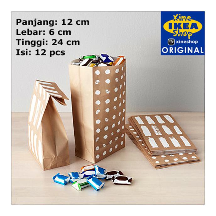 

Ikea Givande Kantong Permen Cokelat 12 Pcs