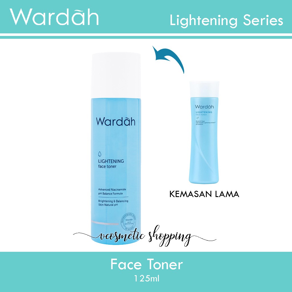 Wardah Lightening Face Toner 125ml