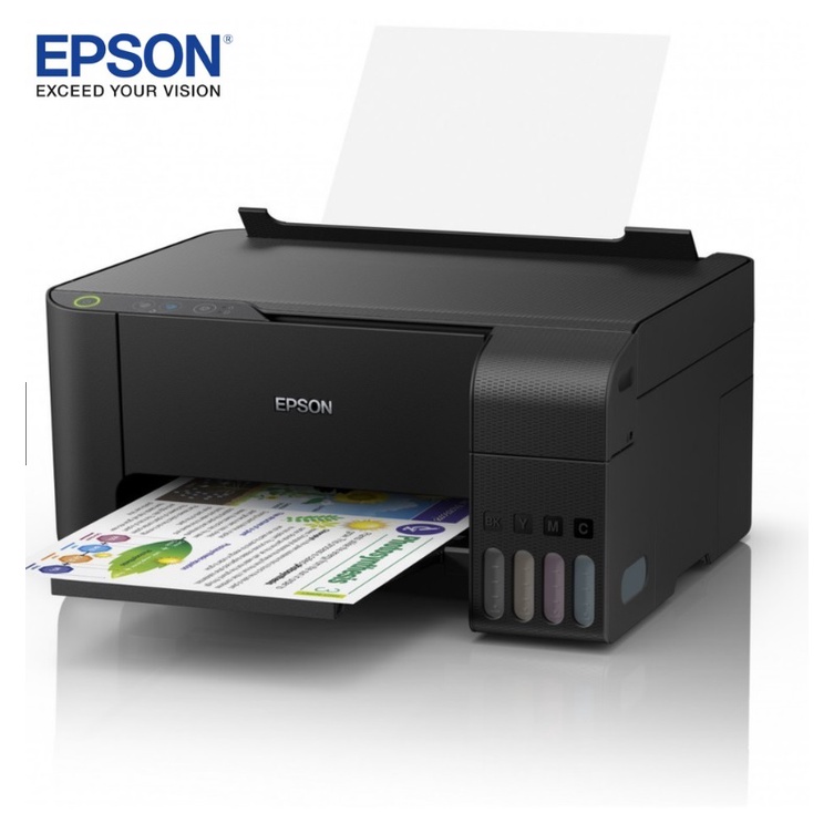 Printer Epson L3210 All In One - Print Scan Copy Pengganti Epson L3110 Printer Eco Tank Printer Multifungsi Printer Scanner Printer Print F4