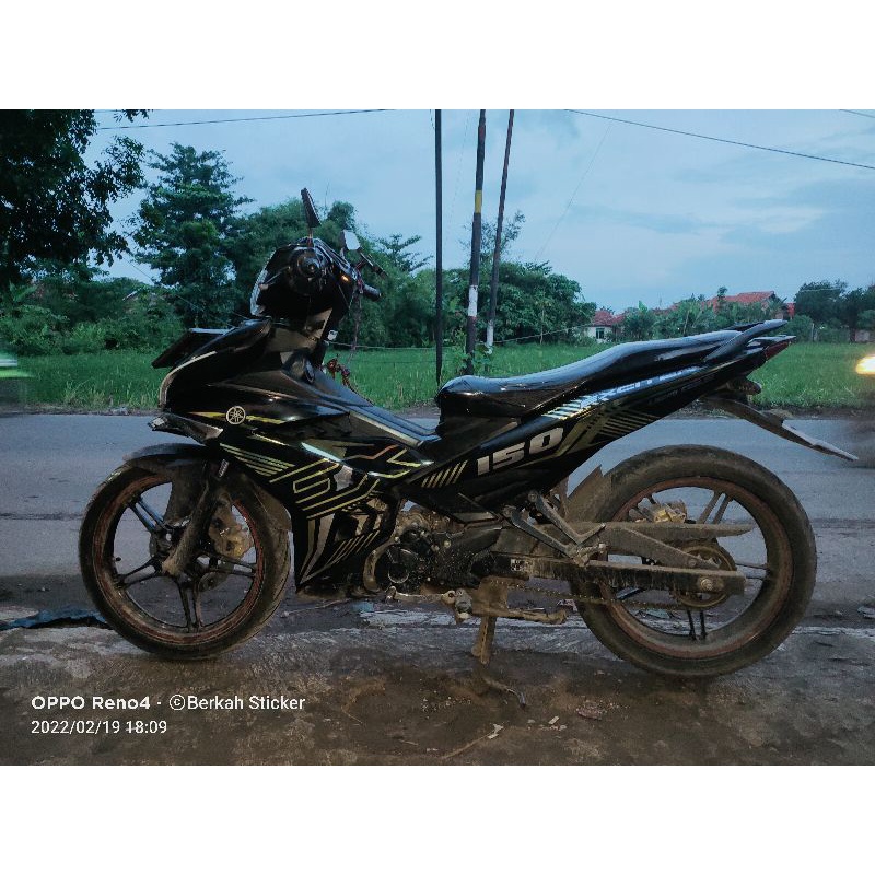 striping jumpiter MX king gold crome