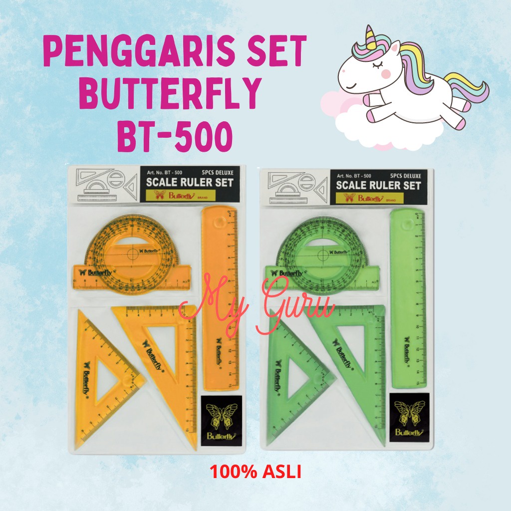

[SET] PENGGARIS SET LENGKAP BUTTERFLY BT-500 WARNA