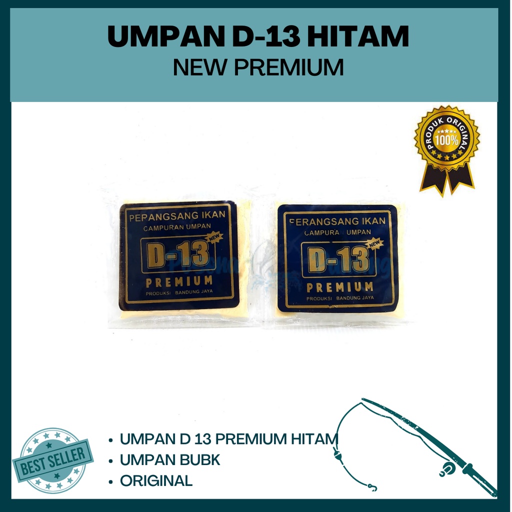 UMPAN PANCING D-13 HITAM PREMIUM NEW