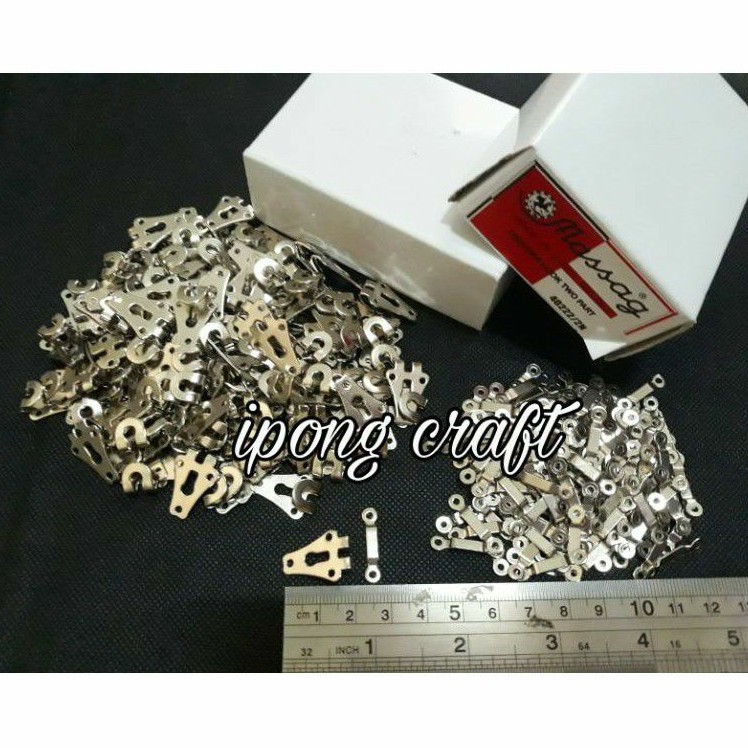 Hak Massag isi 10Biji /Kaitan Celana/Kaitan Rok/ Hak Celana /Hak Rok