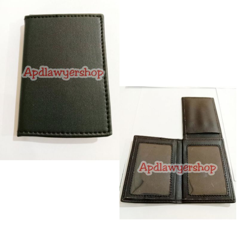 Dompet Lipat 3 Doff name tag id card dompet kartu lipat tiga