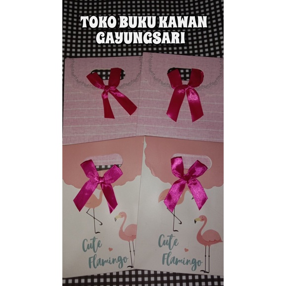

PAPER BAG PINK BERGARIS DAN FLAMINGGO