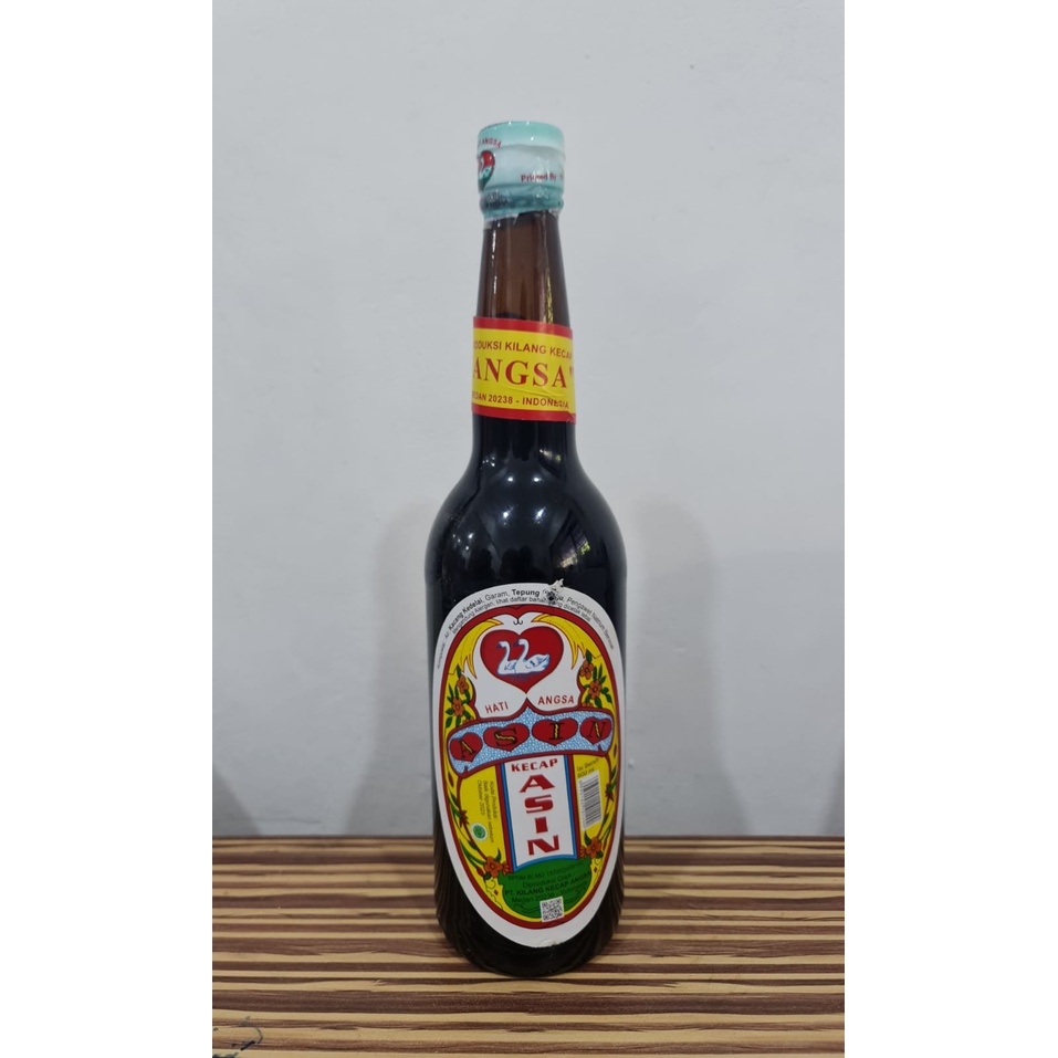 (JSO) Kecap Asin Halal Cap Hati Angsa Medan / Botol 600ml