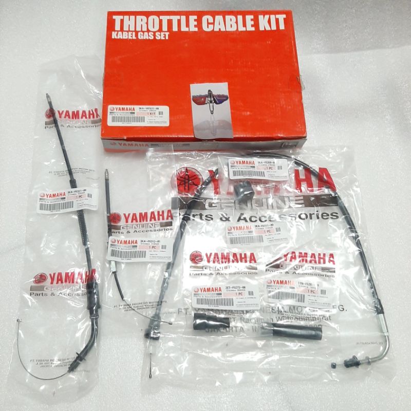 kabel tali gas assy set rxking rx king new 3ka original