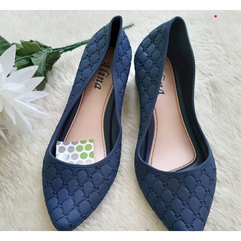 Sepatu Lancip Import A915 Jellyshoes Wedges