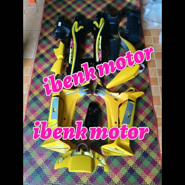 full body kasar halus yamaha f1zr caltex kuning hitam