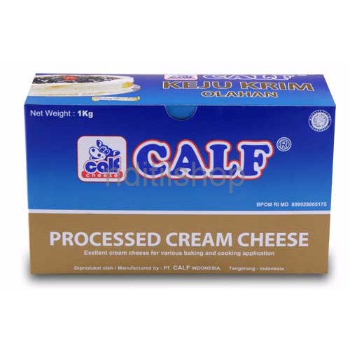 

Calf Cream Cheese 1Kg - HALAL Tidak perlu masuk Chiller