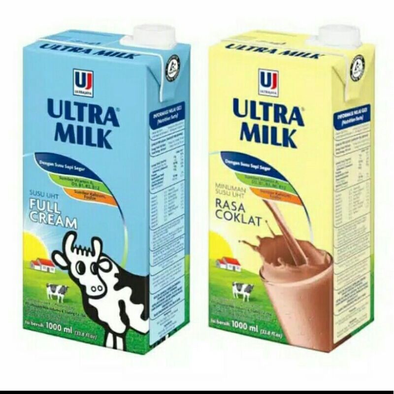 

Puri Segar Shop, Susu UHT Ultra Milk Full Cream / Rasa Coklat / 1 Liter