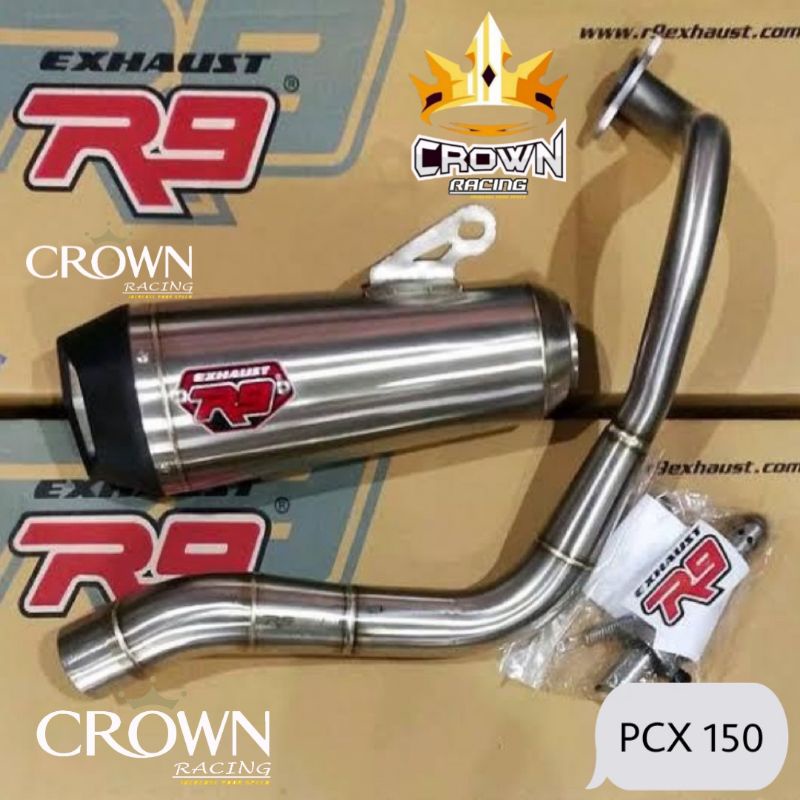 Knalpot R9 New Alpha Series Stainless PCX 150