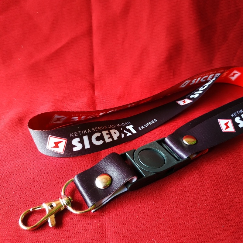 Tali lanyard id card sicepat satuan murah printing idcard custom