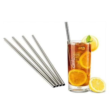 PA Sedotan Stainless Steel Lurus Eco Friendly Reusable Stain Less Straw / PR027