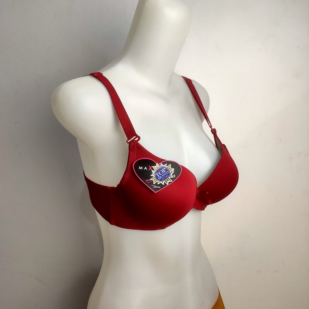 Push Up Bra Busa Tebal Sorex 9811 dengan Motif Polos dan Berbahan Katun Lembut dan Nyaman