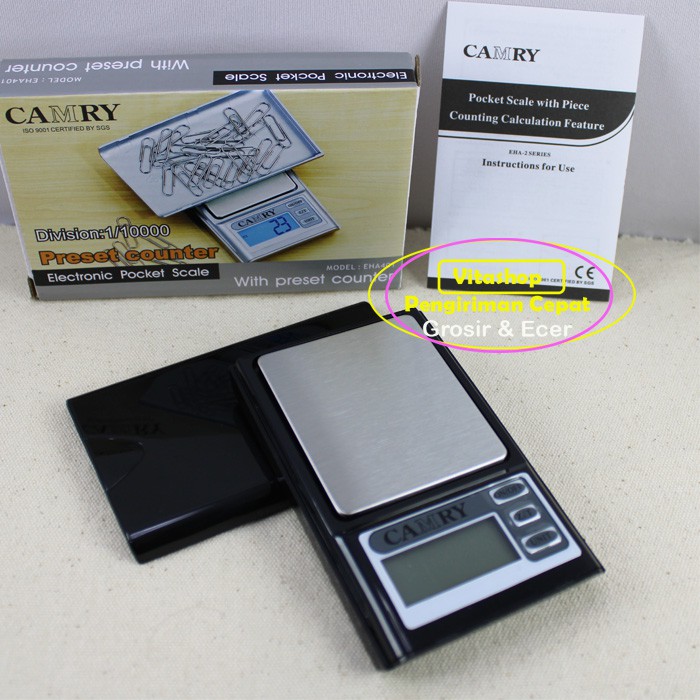 TIMBANGAN EMAS DIGITAL CAMRY 100G/0.01G POCKET SCALE AKURAT