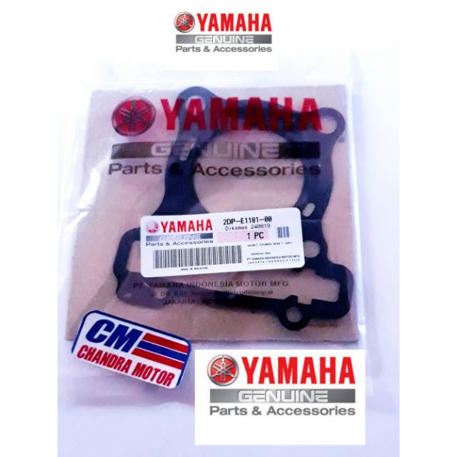 Gasket perpak cylinder head cop atas NMAX AEROX 155 asli YAMAHA 2DP-E1181-00