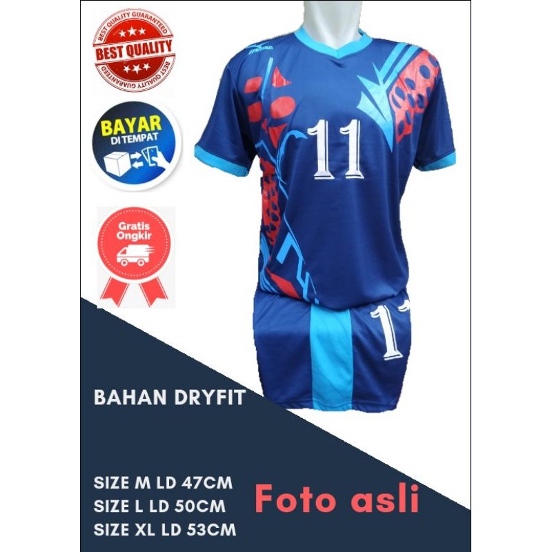 BAJU JERSEY BOLA/FUTSAL/VOLLY UNISEX