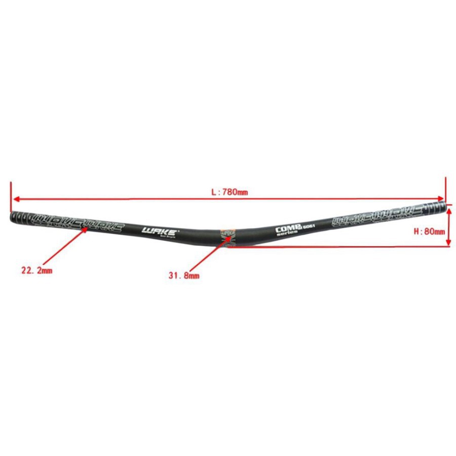 handlebar stang sepeda MTB 780mm WAKE